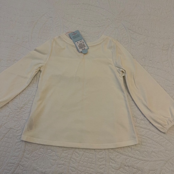 Cat and Jack Long Sleeve Top Eyelet Ruffle 3T  NWT - Picture 4 of 9